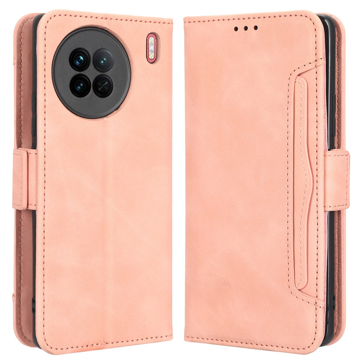 For vivo X90 5G PU Leather Phone Cover Multiple Card Slots Stand Wallet Drop Resistant Phone Case For vivo X90 5G PU Leather Phone Cover Multiple Card Slots Stand Wallet Drop Resistant Phone Case